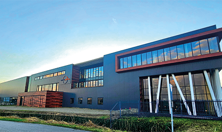 EuroSort building in 's-Graveland with a blue sky